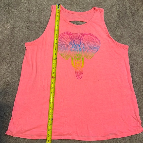 Jerry Leigh brand hot pink elephant women’s tank Jr xxl (19) - Picture 4 of 4